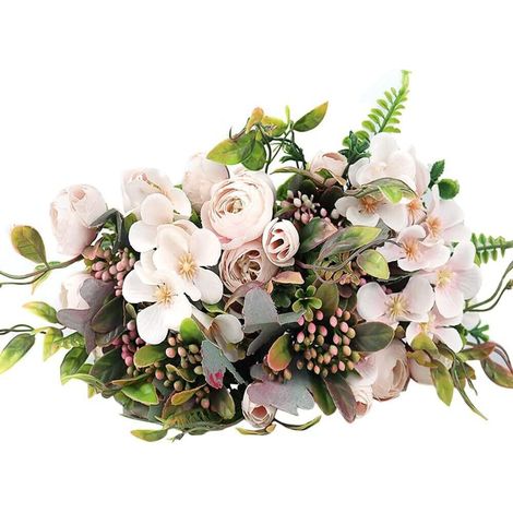Rosa Künstliche Balkonpflanzen Kamelie Kunstblumen (1/5)
