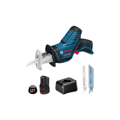 Bosch sega a batteria GSA 12V-14 / 1x batteria da 3,0 Ah + caricabatterie .