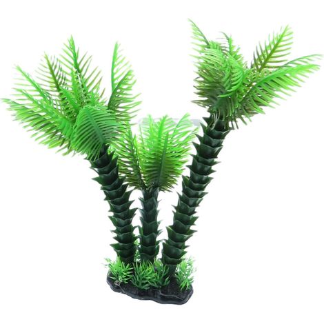 Palmier décoration trio, H 26 cm, pour aquarium - animallparadise (1/5)