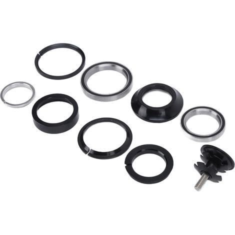 LeBycle Steuersatz für Mountainbikes und Rennräder, doppelt gelagert, Durchmesser 28,6 x 44 mm oder 44 x 39,8 mm, gerades konisches Rohr. (1/5)
