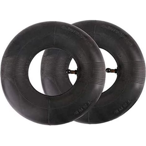 Lot de 2 pneus 4.10/3.50-4 pour chariot manuel, chariot de transport, chariot à main, chariot de jardin, tondeuse à gazon. (1/5)