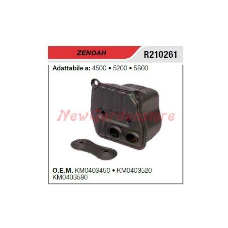 ZENOAH silenciador ZENOAH motosierra 4500 5200 5800 R210261
