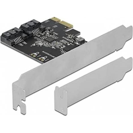 Delock 2 Port SATA PCI Express Karte - Low Profile Formfaktor