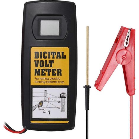 Hausgarten, Pferdehaltung, Weidehaltung, Elektrozaun, Voltmeter mit LCD-Anzeige