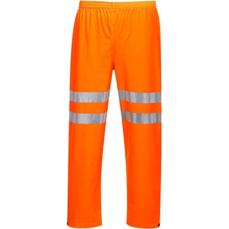 Pantalones Sealtex Ultra impermeables de cintura elástica y tobillos ajustable, doble banda RT51 M Naranja
