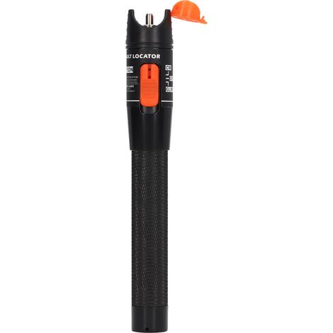 Localisateur visuel de défauts à fibre optique noire, poignée antidérapante, stylo testeur de fibre optique à éclairage rouge HT 10 (plus de 10 mW)