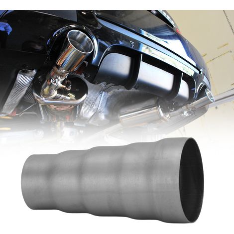 Universeller 50-mm-Auspuffrohranschluss in verschiedenen Größen für Fahrzeugmodifikationen, geeignet für Audi, BMW, Honda, Toyota, Nissan und andere Modelle. (1/5)