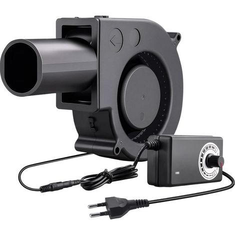 Ventilateur souffleur 9733 pour petit poêle à bois, chauffage domestique, camping, barbecue, démarreur au charbon de bois 12 V 2 A (1/4)