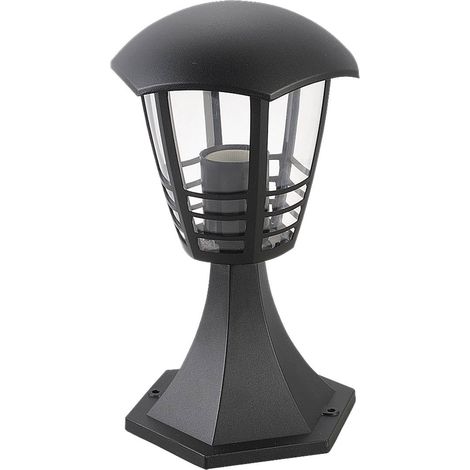 Outdoor Lampada da terra Marsiglia metallo plastica nera Ø17cm H: 29,7cm IP44 (1/4)