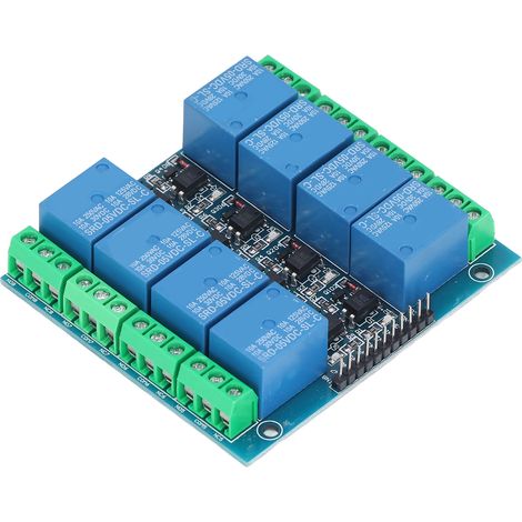 Module relais 8 canaux avec optocoupleur d'isolation intégré EL817, 5 V, 10 A (1/5)