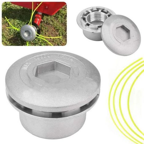 Ensemble universel de ficelle de tête de coupe-herbe en aluminium débroussailleuse de jardin accessoires de buissons tête de (1/4)