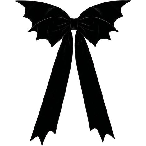 Chauve, souris nœud décoratif suspendu décoration de jardin, cime de sapin, pour intérieur et extérieur Halloween Noël fête (1/5)