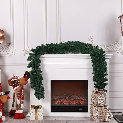 Guirlande De Noël Artificielle - 274 Cm - Pin De Norfold - Pour Intérieur Et Extérieur - 220 À 300 Branches - 1 Pièce (1/5)