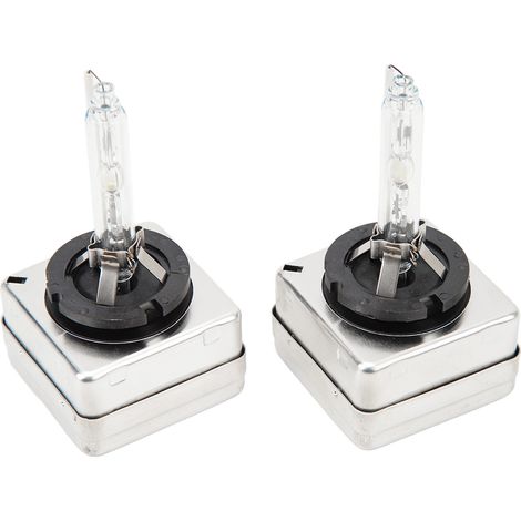 Lot de 2 ampoules xénon 6000K 35W ultra-lumineuses pour phares HID, compatibles avec les modèles D3S standard. (1/5)