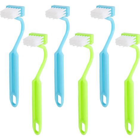 Brosse De Nettoyage Voiture - Ensemble 6 Pièces À Poils Naturels - Manche En Bois Antidérapant - Pour Sièges Tableau De Bord Évents Roues - 6 Unités