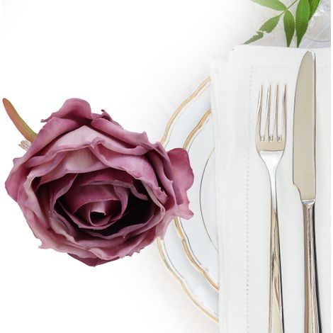 Anillos para servilletas de madera de 2 piezas con estampado floral artificial para decoración de mesa, estilo festivo, 3 cm de diámetro, puro (1/5)