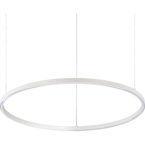 Ideal Lux Sospensione Moderna Oracle 1 luce LED integrato bianco alluminio