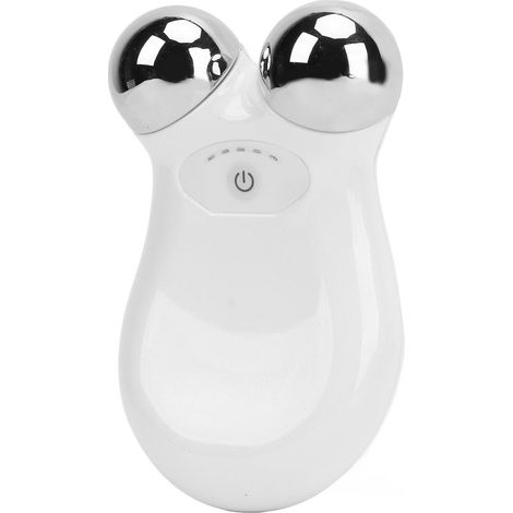 Appareil de microcourant pour l'élimination des rides et le remodelage du visage, avec 5 modes de massage, rouleau de raffermissement de la peau, blanc. (1/5)