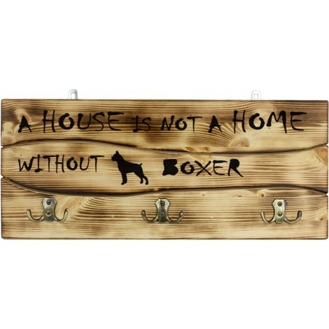 Boxer, Boxer I - percha con forma de perro, expositor de medallas, decoración del hogar de Art-Dog (1/5)
