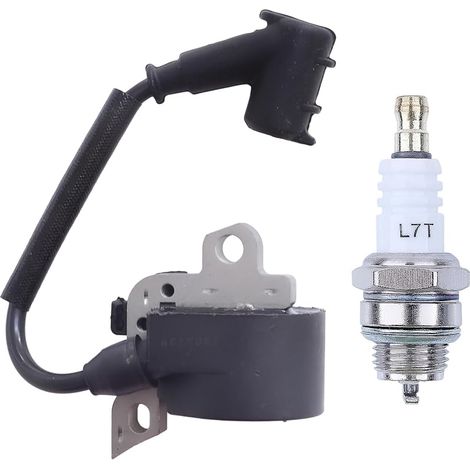 Bobine d'allumage avec bougie pour STIHL 024 026 028 029 034 036 038 FS360 MS240 MS260 MS290 MS310 MS340 MS360 MS380 MS381 MS390 MS440 MS640 Tronçonneuse Accessoire