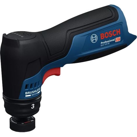 Bosch Professional Lijadora orbital inalámbrica de 12 V GSS 12V-32 (incluye almohadilla de velcro montada de 32 mm, almohadilla trasera adhesiva de 32 mm) (1/4)