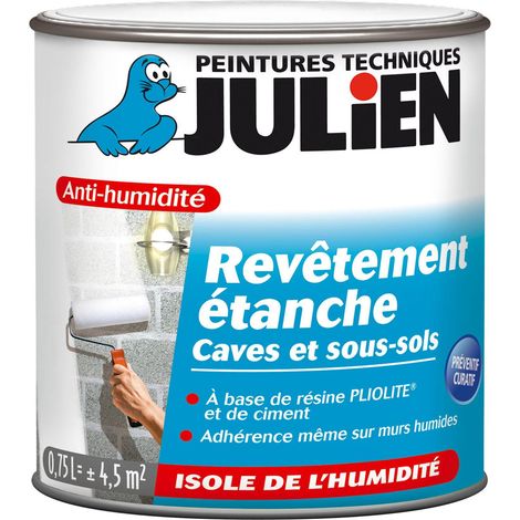 Peinture Anti-Condensation Anti-Humidité et Étanchéité Mat Blanc Julien 0,75 L (1/5)