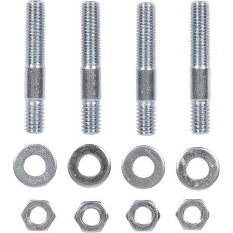 2 Inch Carburetor Mounting Kit Metal Carburetor Spacer Stud Kit for 5/16 Inch Threaded Intake Manifold, Rustproof, Improves. (1/5)