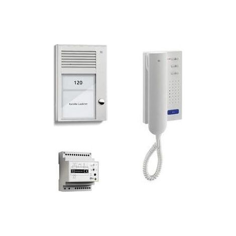 TCS audio:pack AP für 1 Wohneinheit, mit Außenstation PAK 1 Klingeltaste + 1x Türtelefon ISH3130 + Steuergerät BVS20 (1/5)