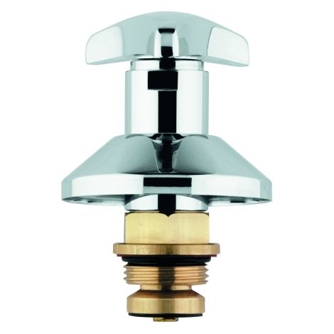 Grohe Oberteil 11508 für UP-Ventile 1" Trecorn Griff Markierung rot chrom (1/3)