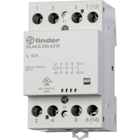 Finder 22.44.0.024.4717 Installationsschütz 3 Schließer, 1 Öffner 24 V 1 St.