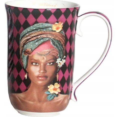 Grande ed elegante tazza da donna viola da 400 ml (1/5)