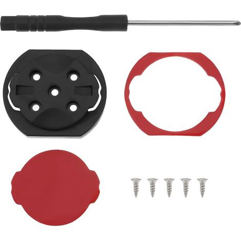 1 Adaptateur de Montage pour Ordinateur de Vélo Compatible avec Garmin Edge Series l'ordinateur de Vélo Compatible avec Garmin Languettes de Montage Cassées 3,3 X 2,8 Cm