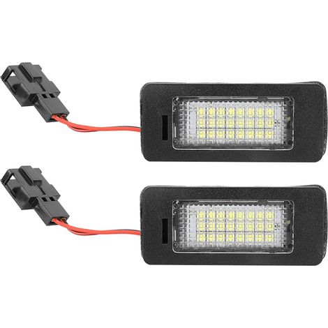 Lampe de signalisation pour plaque d'immatriculation LED, compatible avec A4 A5 Q5 TT 8T0943021, remplacement. (1/5)