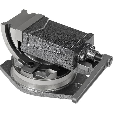 Morsa da banco, larghezza ganasce 10,16 cm, apertura massima 80 mm, distanza tra le fessure di montaggio 20,5 cm, dimensioni del prodotto 30 cm x 24 cm x 15 cm, forza di crimpatura massima 19 kN (1/5)