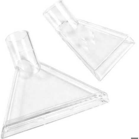 Embouts Aspirateur Eau - Tête Pivotante - Compatible Tuyaux 38 mm Intérieur 45 mm Extérieur - Pour Nettoyage Tapis Canapés Coussins - 2 Pièces