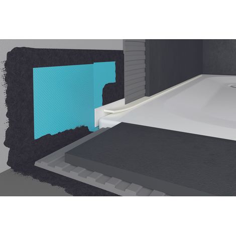 Bette Dichtsystem Pro für Fünfeck-Duschwannen, 1200x150x2mm, (1/2)