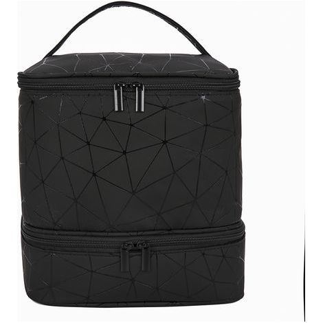 Boîte de rangement pour vernis à ongles avec séchage, 23,5 × 25 × 20 cm, Noir (1/5)