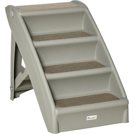Pour Chien Âgé Rangement Facile Escalier Pliant pour Animaux 4 Marches Antidérapantes Plastique (1/5)