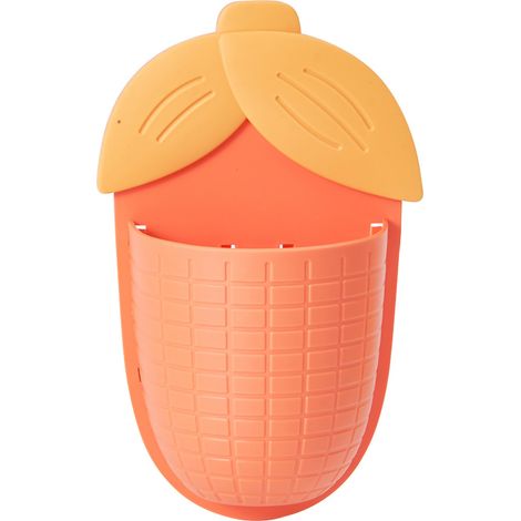 Wandregal in Maisform, vielseitiger Zahnbürstenhalter für Bad, Küche und Büro, Orange