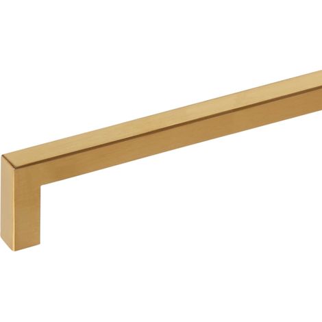 SOTECH Möbelgriff E8 Edelstahl SS201 goldfarbig galvanisiert Bohrlochabstand (BA) 640 mm, 1 Stück (1/4)