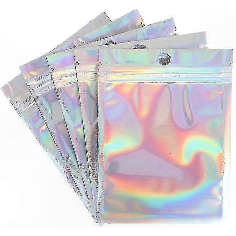 Wiederverschließbare Aufbewahrungsbeutel aus Kunststoff, 20er-Packung, mit Reißverschluss für luftdichte Aufbewahrung und optimale Präsentation im Geschäft. (1/5)