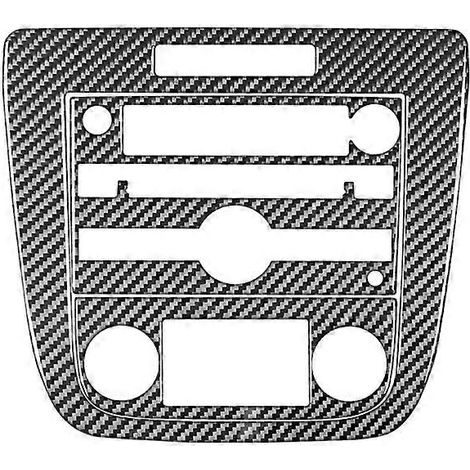 Accessoires pour console centrale en fibre de carbone avec commandes de climatisation, radio CD et boutons : panneau de finition pour Chevrolet Impala 2006-2013 (1/5)