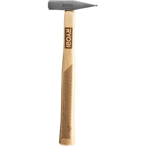 Ryobi RHHWE200 Hammer, Kopf aus gehärtetem Stahl, Holzgriff, 200 g (1/5)