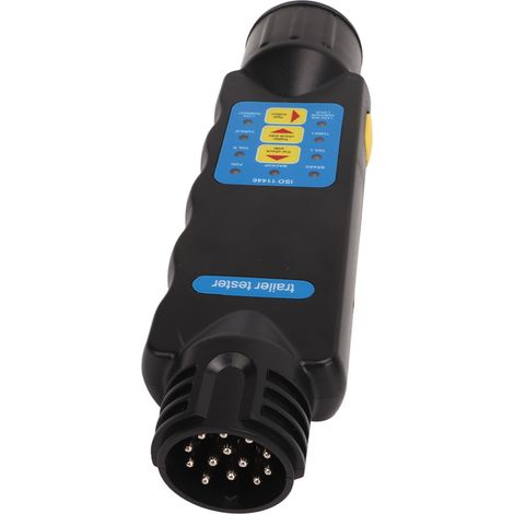 Kit complet de testeur de circuit électrique 12 V 13 broches pour remorques, caravanes, vans à chevaux et porte-vélos. (1/5)