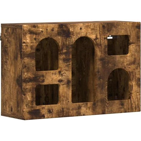 Hängeschrank Geräucherte Eiche 60 x 20 x 40 cm Holzwerkstoff vidaXL