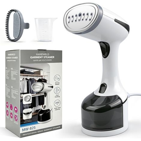 Defroisseur Vapeur Vertical Portable,1600 W et 250 ML Defroisseur Vetement,Chauffage rapide réglable en trois vitesses,Defroisseur Vetement Steamer pour les Déplacements et à la Maison (1/5)