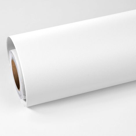 Papier Adhesif pour Meuble Blanc Mat Papier Peint Adhesif Mural Blanc Vinyle Papier Peint Autocollant Cuisine Chambre Salon Rouleau Adhesif Decoratif pour Bureau Frigo Porte 40cmx3m (1/5)