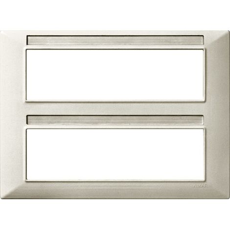 VIMAR - 14690.21 Plaque 14M nickel mat