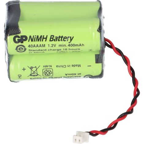 Notleuchten-Akku 4,8V 400mAh NiMH F2x2 Molex 51021 (1/5)