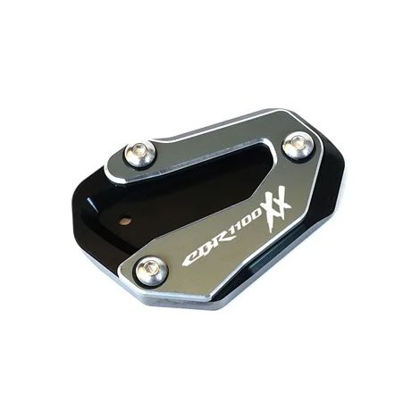 (Titane) Compatible avec HONDA CBR1100XX CBR 1100 XX 1100XX CBR1100 XX 1996-2008 Moto Plaque de support CNC Béquille latérale Extension Maxpower (1/4)